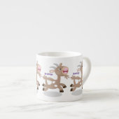 Niedlicher Cartoon Espressotasse (Vorderseite Rechts)