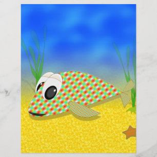 Niedlicher Cartoon Fisch