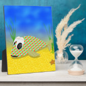 Niedlicher Cartoon Fisch Fotoplatte (Seite)