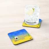 Niedlicher Cartoon Fisch Getränkeuntersetzer (Rechte Seite)