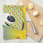 Niedlicher Cartoon Fisch Handtuch (Viertel Falte)