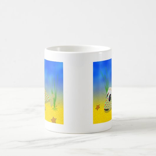 Niedlicher Cartoon Fisch Kaffeetasse (Mittel)