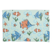 Niedlicher Cartoon Fisch Kissenbezug (Vorderseite-Links)