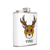 Niedlicher Cartoon Flachmann (Rechts)