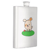 Niedlicher Cartoon Flachmann (Rechts)