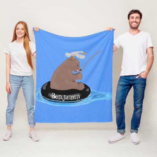 Niedlicher Cartoon Fleecedecke (Beispiel)