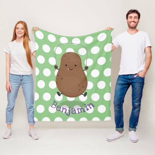 Niedlicher Cartoon Fleecedecke (Beispiel)