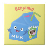 Niedlicher Cartoon Fliese (Vorderseite)