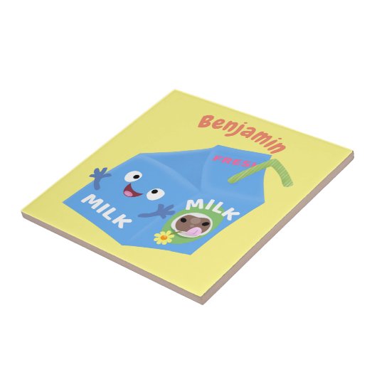 Niedlicher Cartoon Fliese (Seite)