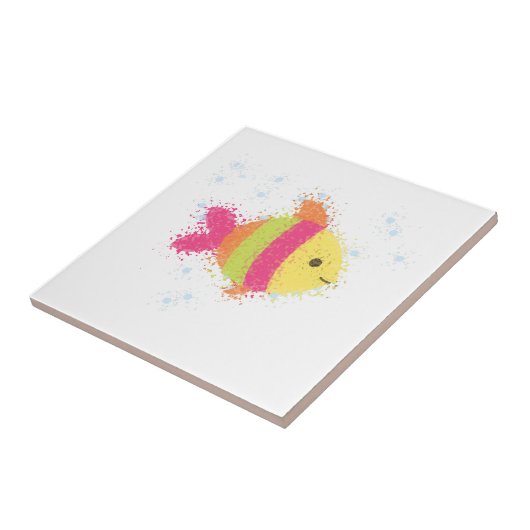 Niedlicher Cartoon Fliese (Seite)