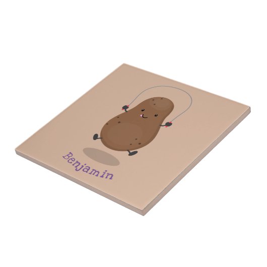 Niedlicher Cartoon Fliese (Seite)