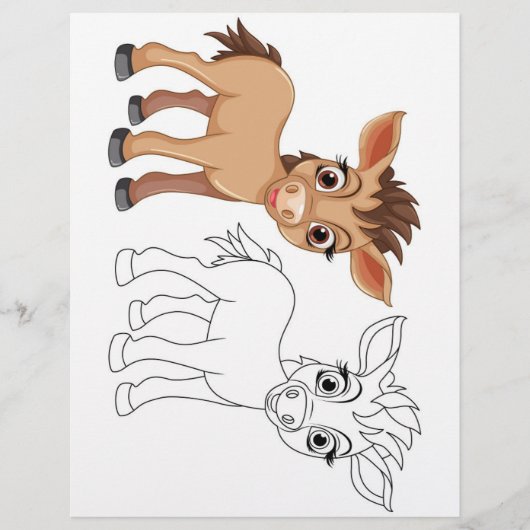 Niedlicher Cartoon Flyer (Vorne)