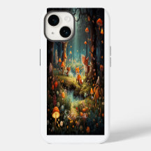 Niedlicher Cartoon Forest Fairy Schwanz Fox Mushro