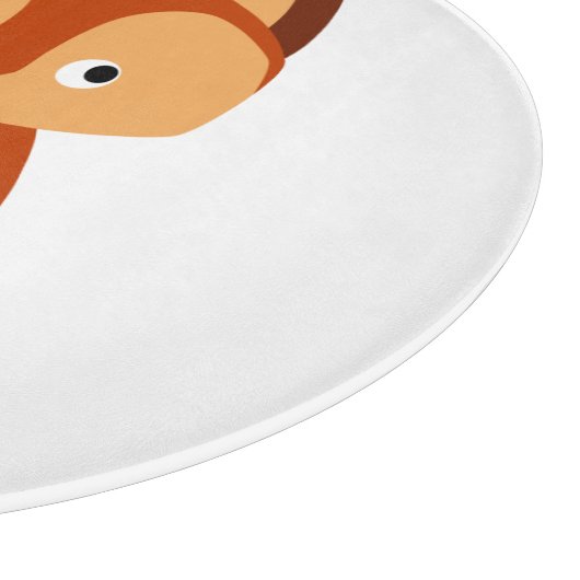 Niedlicher Cartoon Fox Cutting Board Schneidebrett (Ecke)