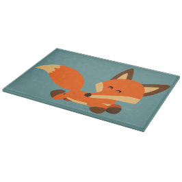 Niedlicher Cartoon Fox Cutting Board Schneidebrett