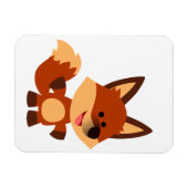 Niedlicher Cartoon Fox Flexible Magnet (Horizontal)