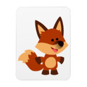Niedlicher Cartoon Fox Flexible Magnet (Vertikal)
