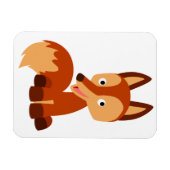 Niedlicher Cartoon Fox Flexible Magnet (Horizontal)