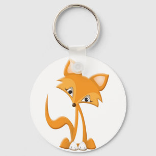 Niedlicher Cartoon Fox Schlüsselanhänger