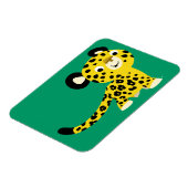 Niedlicher Cartoon Friendly Leopard Flexible Magne Magnet (Linke Seite)