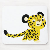 Niedlicher Cartoon Friendly Leopard Mousepad (Vorne)