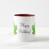 Niedlicher Cartoon-Frosch-hopfenreicher Tasse (Zentrum)