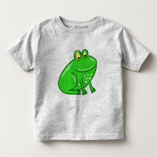 Niedlicher Cartoon Frosch Kleinkind T-shirt