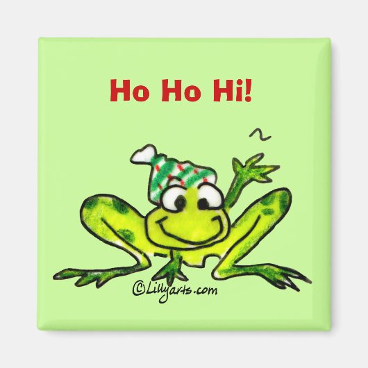 Niedlicher Cartoon Frosch Magnet (Vorne)