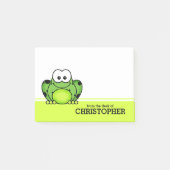 Niedlicher Cartoon Frosch Personalisiert Post-it Klebezettel (Vorderseite)