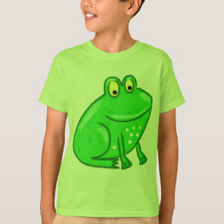 Niedlicher Cartoon-Frosch T-Shirt