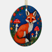 Niedlicher Cartoon-Fuchs Keramik Ornament (Rechts)