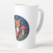 Niedlicher Cartoon-Fuchs Milchtasse (Rechte Ecke)