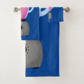 Niedlicher Cartoon für Kochmischer Badhandtuch Set (Insitu)