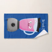 Niedlicher Cartoon für Kochmischer Badhandtuch Set (Handtuch)