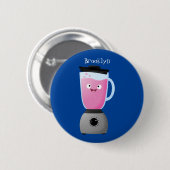 Niedlicher Cartoon für Kochmischer Button (Vorne & Hinten)