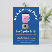 Niedlicher Cartoon für  Kochmischer Einladung (Stehend Vorderseite)