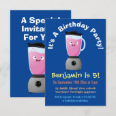 Niedlicher Cartoon für  Kochmischer Einladung (Vorne/Hinten)