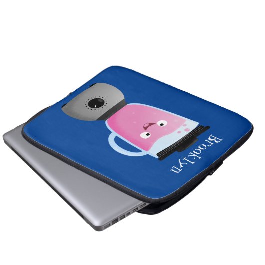 Niedlicher Cartoon für Kochmischer Laptopschutzhülle (Vorne Knopf)