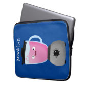 Niedlicher Cartoon für Kochmischer Laptopschutzhülle (Vorderseite Links)