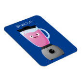 Niedlicher Cartoon für  Kochmischer Magnet (Rechte Seite)