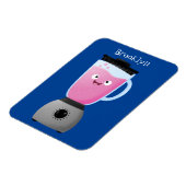 Niedlicher Cartoon für  Kochmischer Magnet (Linke Seite)