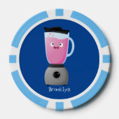 Niedlicher Cartoon für  Kochmischer Pokerchips (Vorderseite)