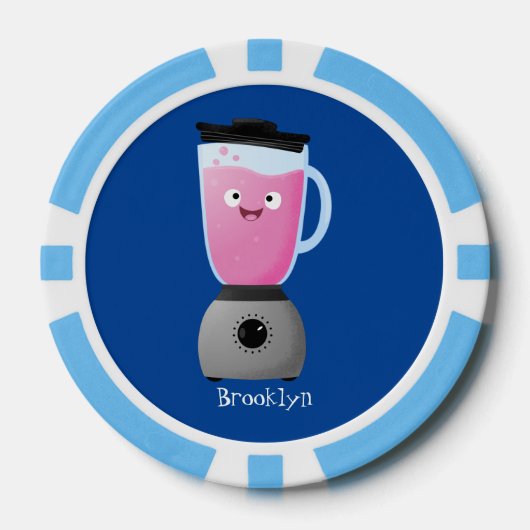 Niedlicher Cartoon für Kochmischer Pokerchips (Vorderseite)