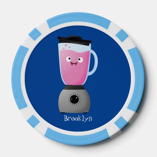 Niedlicher Cartoon für  Kochmischer Pokerchips (Rückseite)