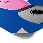 Niedlicher Cartoon für  Kochmischer Poster (Ecke)