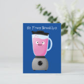 Niedlicher Cartoon für Kochmischer Postkarte (Stehend Vorderseite)