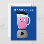 Niedlicher Cartoon für Kochmischer Postkarte (Vorne/Hinten)