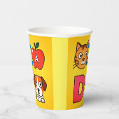 Niedlicher Cartoon für Kunststoffpapierbecher Pappbecher (Rechts)