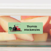 Niedlicher Cartoon für Lokomotive mit Dampfzug per Etiketten (Befestigt)