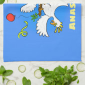 Niedlicher Cartoon für lustige Kakatovögel Geschirrtuch (Gefaltet)